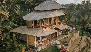 印尼：森林竹屋 竹建筑