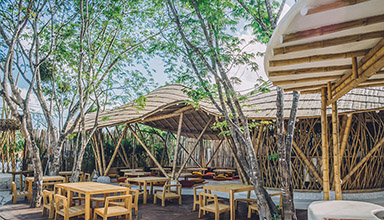 越南：特色竹餐厅 竹建筑