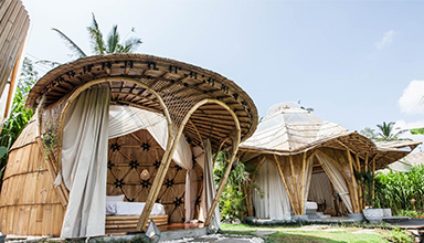 印尼巴厘岛：神奇特色竹屋 竹建筑