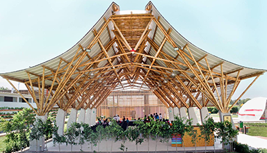秘鲁：绿色环保礼堂 特色竹建筑