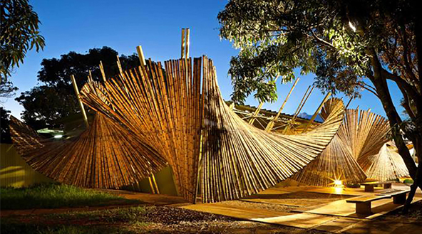 用竹子建造的文旅景观（竹子景观建筑） 具有匠心独具 令人惊叹不已