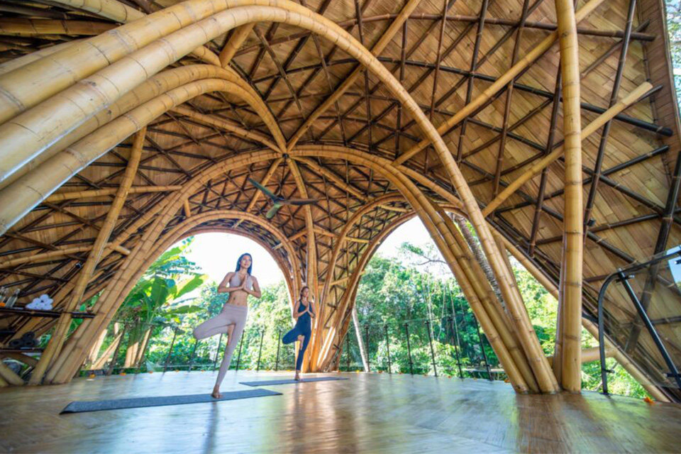竹子材料建造竹建筑竹屋的优势