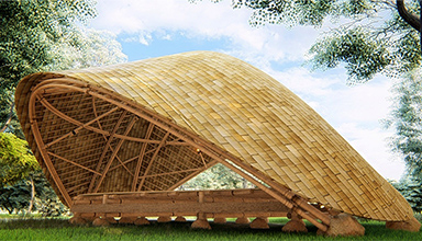 竹构筑与竹编建筑的区别是什么？竹建筑 竹构 竹亭 境道竹构
