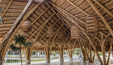 盘点2023年全球特色竹建筑案例鉴赏 竹结构 竹餐厅 竹廊