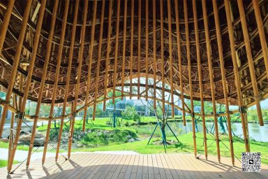 竹结构设计深化解析，揭秘低碳环保建筑趋势 【设计+施工】上海境道原竹