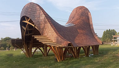 竹结构 | 雲栖村马鞍竹建筑