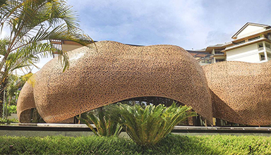 当竹编与现代建筑相遇，建筑的“呼吸”：竹材结构的未来  竹编建筑 竹编装置 竹编亭