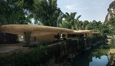 竹编在现代建筑中常用于哪些部位？竹编景观 竹编长廊 深化+施工优选境道原竹